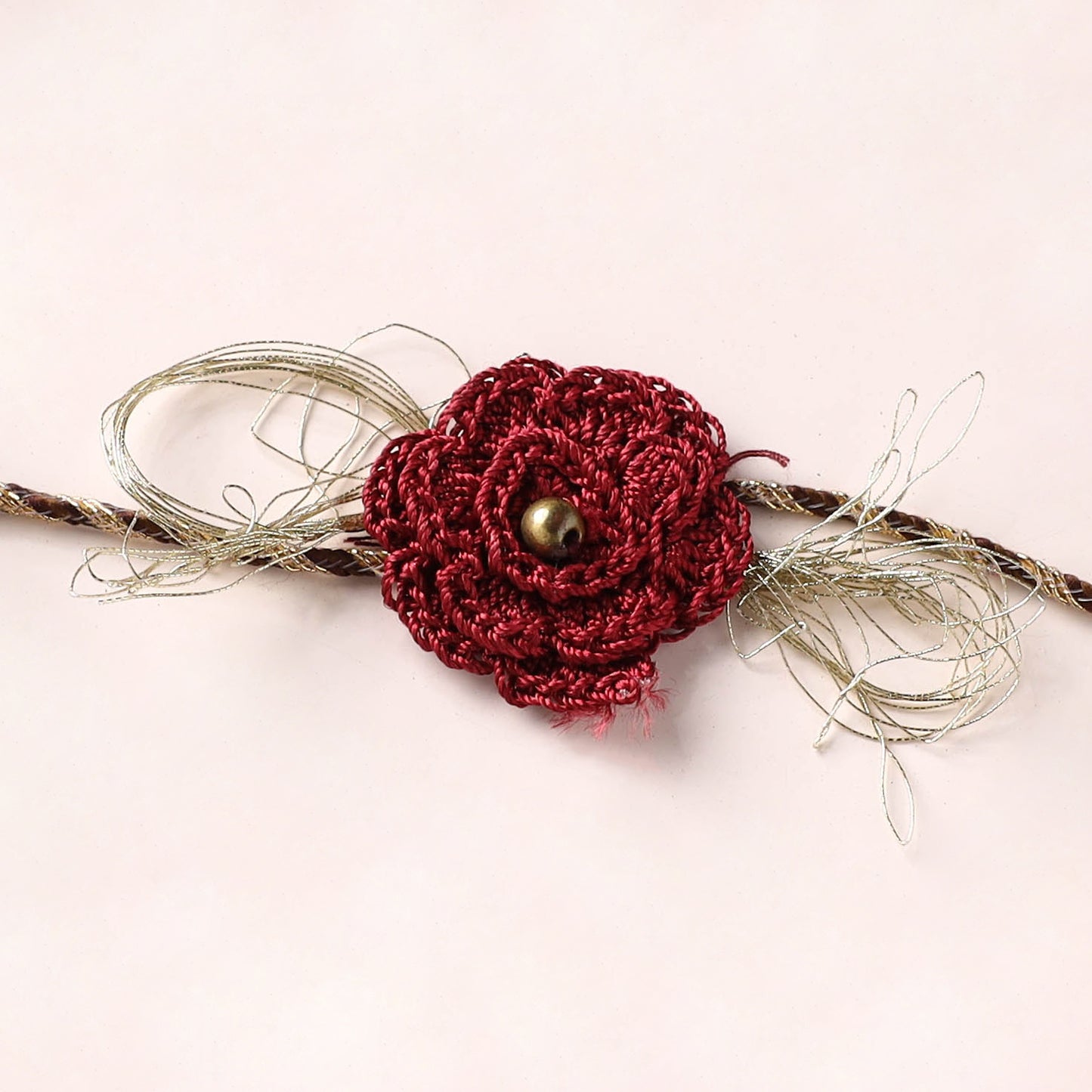 Flower - Handmade Crochet Work Rakhi 161