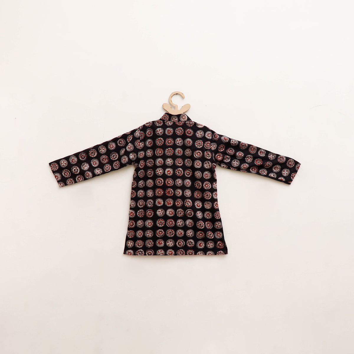 Kids Pure Cotton  Kurta in Bagru Block Prints (3-4 Years) 100