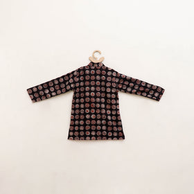 Kids Pure Cotton  Kurta in Bagru Block Prints (3-4 Years) 100