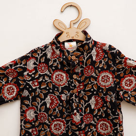 Kids Pure Cotton  Kurta in Bagru Block Prints (3-4 Years) 101