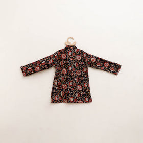 Kids Pure Cotton  Kurta in Bagru Block Prints (3-4 Years) 101