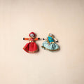 Multicolor - Rajasthani Puppet Couple Handmade Magnet (Set of 2) 26