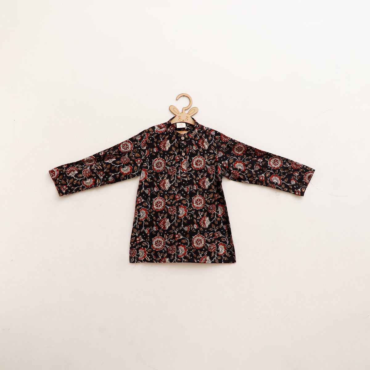 Kids Pure Cotton  Kurta in Bagru Block Prints (3-4 Years) 102