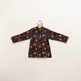 Kids Pure Cotton  Kurta in Bagru Block Prints (3-4 Years) 102
