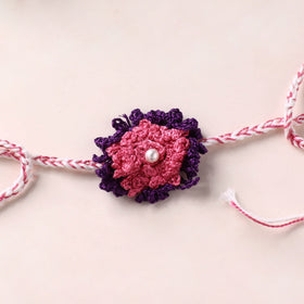 Flower - Handmade Crochet Work Rakhi 63