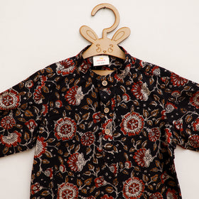 Kids Pure Cotton  Kurta in Bagru Block Prints (3-4 Years) 102