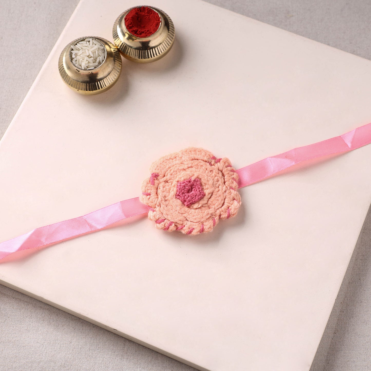 Flower - Handmade Crochet Work Rakhi 72