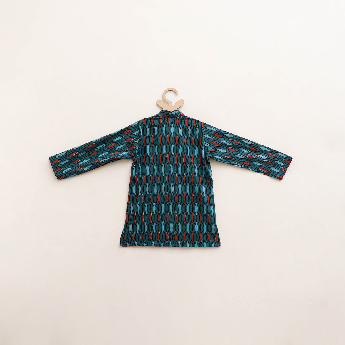 Kids Pure Cotton  Kurta in Bagru Block Prints (3-4 Years) 103