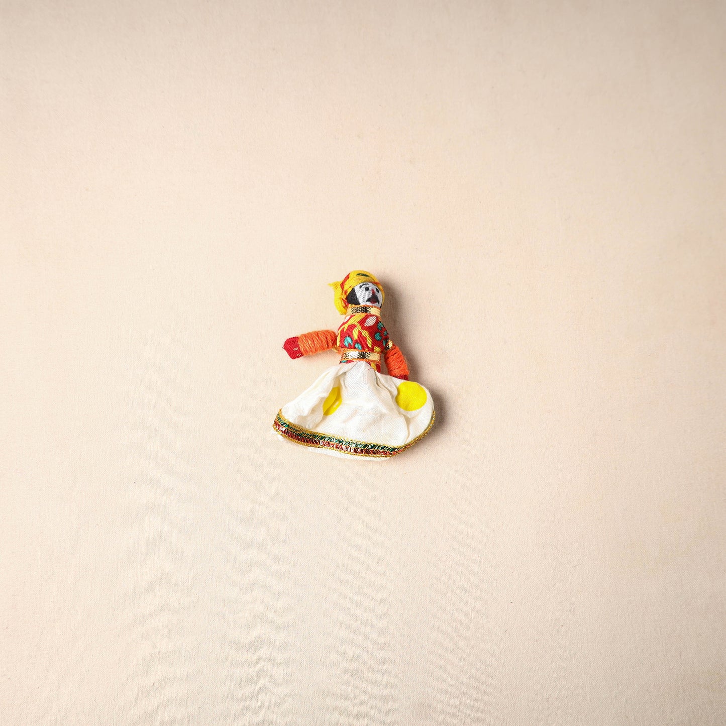 Multicolor - Rajasthani Puppet Couple Handmade Magnet (Set of 2) 27