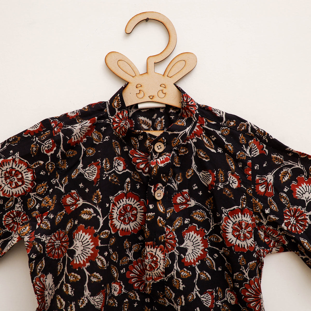 Kids Pure Cotton Kurta in Bagru Block Prints (1-2 Years) 104
