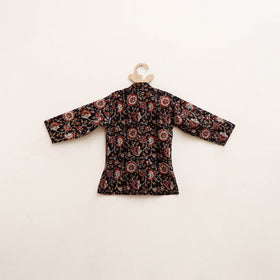Kids Pure Cotton Kurta in Bagru Block Prints (1-2 Years) 104