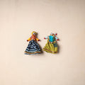 Multicolor - Rajasthani Puppet Couple Handmade Magnet (Set of 2) 28