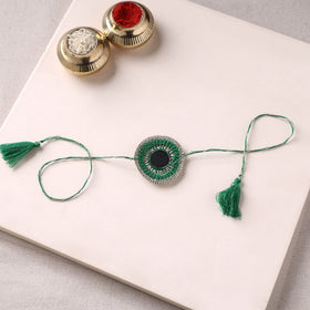 Chakra - Mirror Crochet Work Rakhi by Abira Creations 68