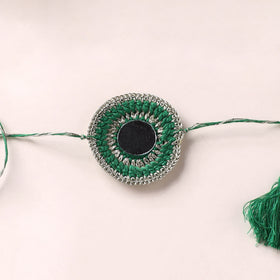 Chakra - Mirror Crochet Work Rakhi by Abira Creations 68