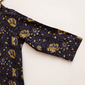 Kids Pure Cotton Kurta in Bagru Block Prints (1-2 Years) 105