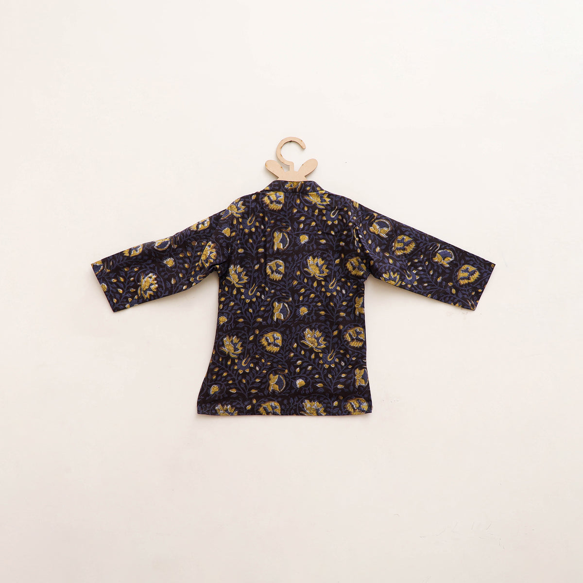Kids Pure Cotton Kurta in Bagru Block Prints (1-2 Years) 105