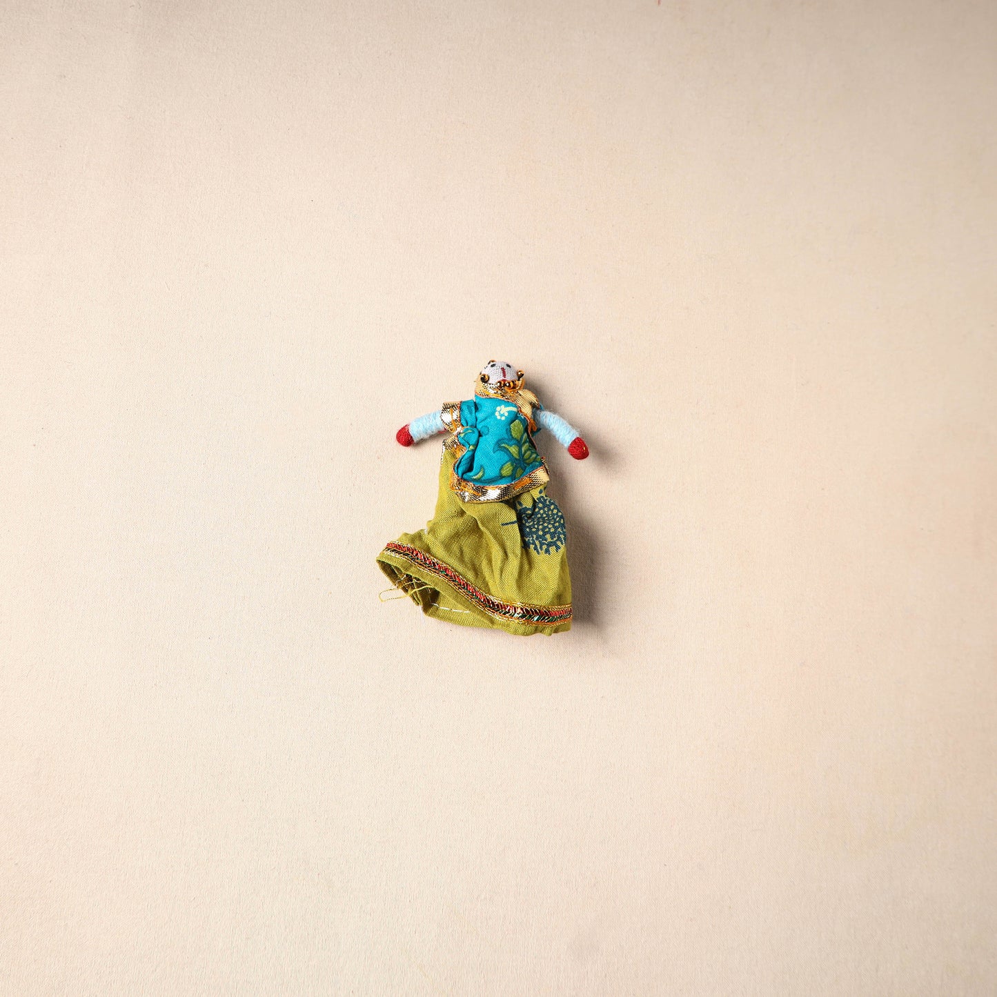 Multicolor - Rajasthani Puppet Couple Handmade Magnet (Set of 2) 28