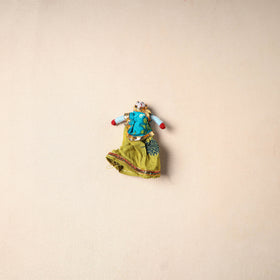 Multicolor - Rajasthani Puppet Couple Handmade Magnet (Set of 2) 28