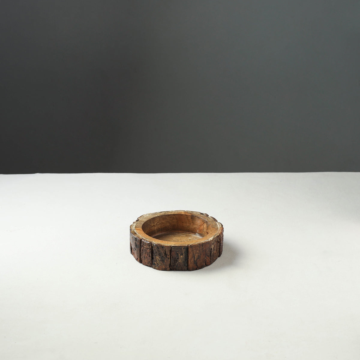 Brown - handcrafted mango wooden bowls (set of 3)