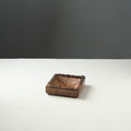 Brown - Handcrafted Mango Wooden Square Bowl (6 x 6 in)
