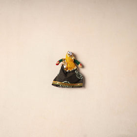 Multicolor - Rajasthani Puppet Couple Handmade Magnet (Set of 2) 29
