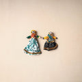 Multicolor - Rajasthani Puppet Couple Handmade Magnet (Set of 2) 30