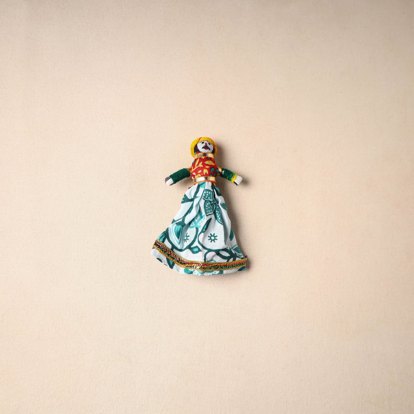 Multicolor - Rajasthani Puppet Couple Handmade Magnet (Set of 2) 30