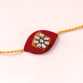 Handmade Kundan Work Rakhi 13