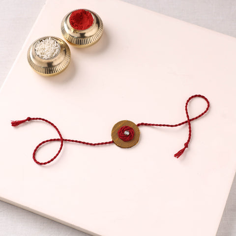Handmade Kundan Work Rakhi 14