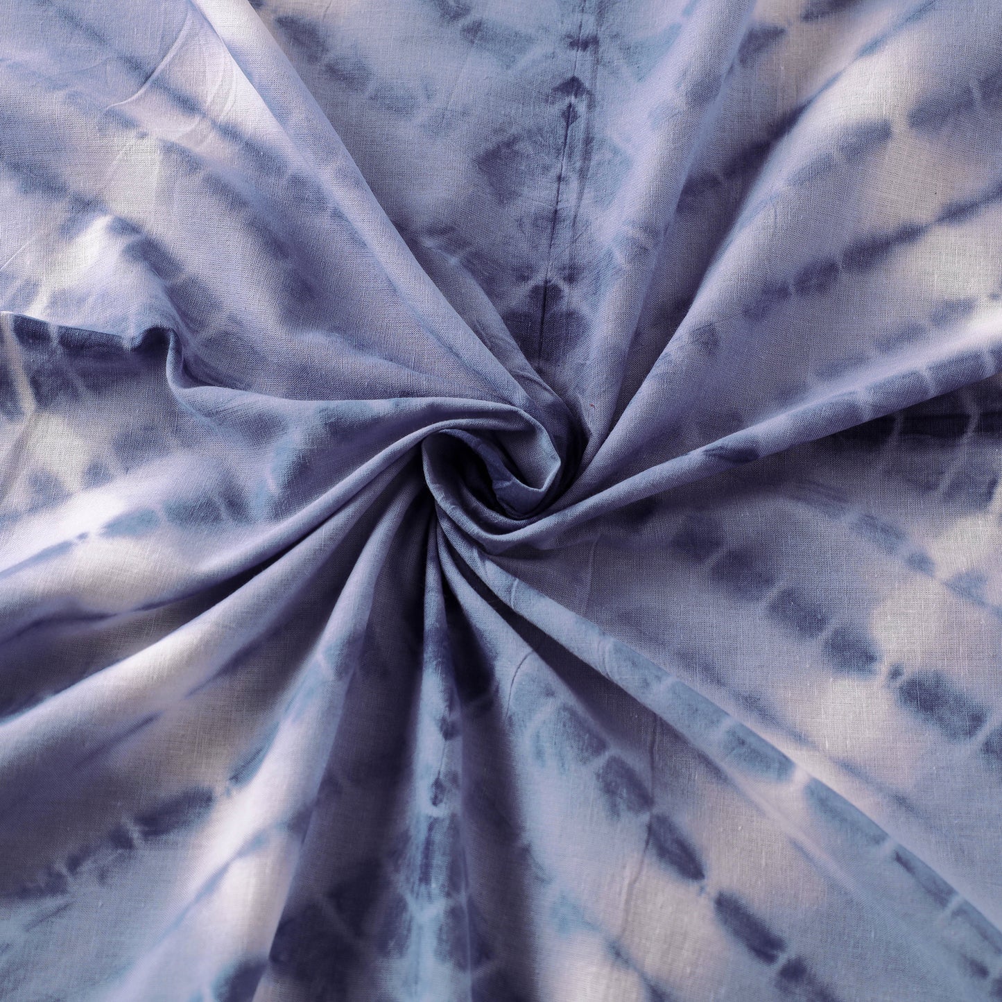 Purple - Shibori Tie-Dye Precut Cotton Fabric (3 meter)