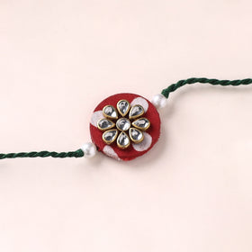 Handmade Kundan Work Rakhi 15