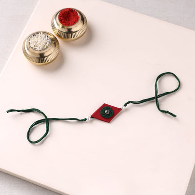 Handmade Kundan Work Rakhi 16