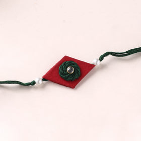 Handmade Kundan Work Rakhi 16