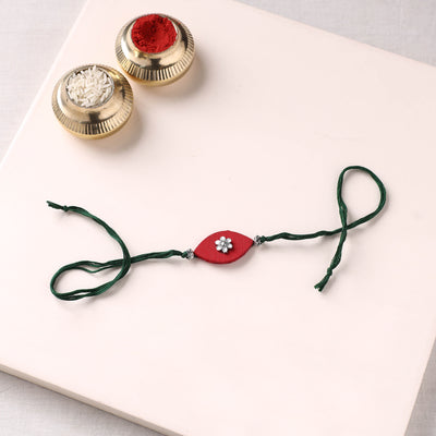 Handmade Kundan Work Rakhi 18