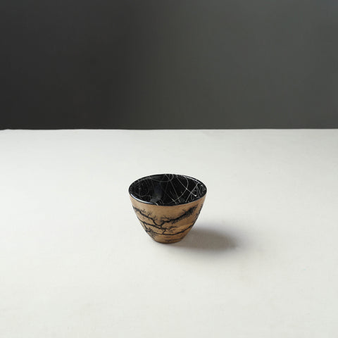 Brown - Handcrafted Mango Wooden Epoxy Resin Bowl (4 x 4 in)