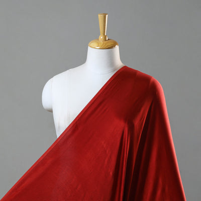 Red - Plain Modal Silk Fabric 02