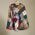 Multicolor - wrap around patchwork cotton skirt 27