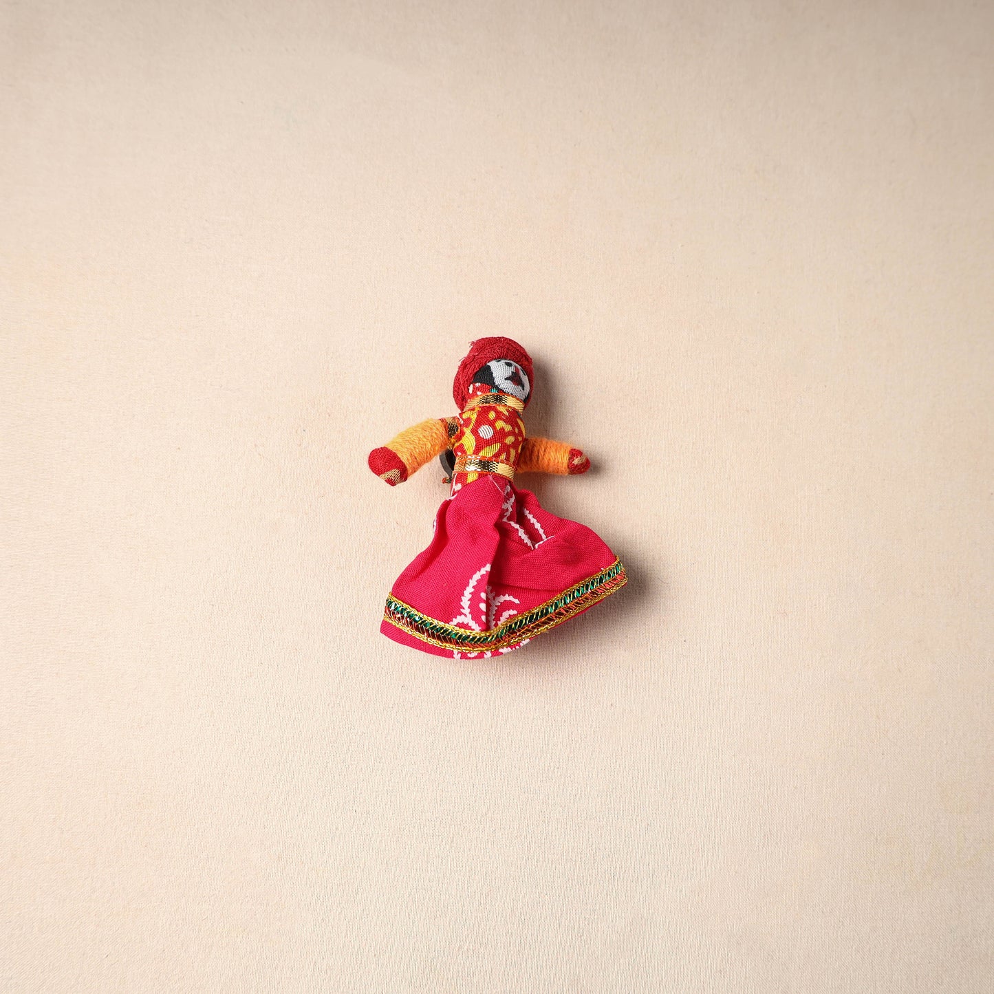 Rajasthani Puppet Couple Handmade Magnet (Set of 2) 41