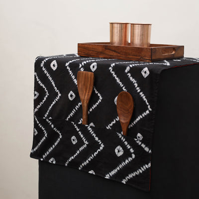 Handmade Fridge Top Cover with Multiple Pockets 03