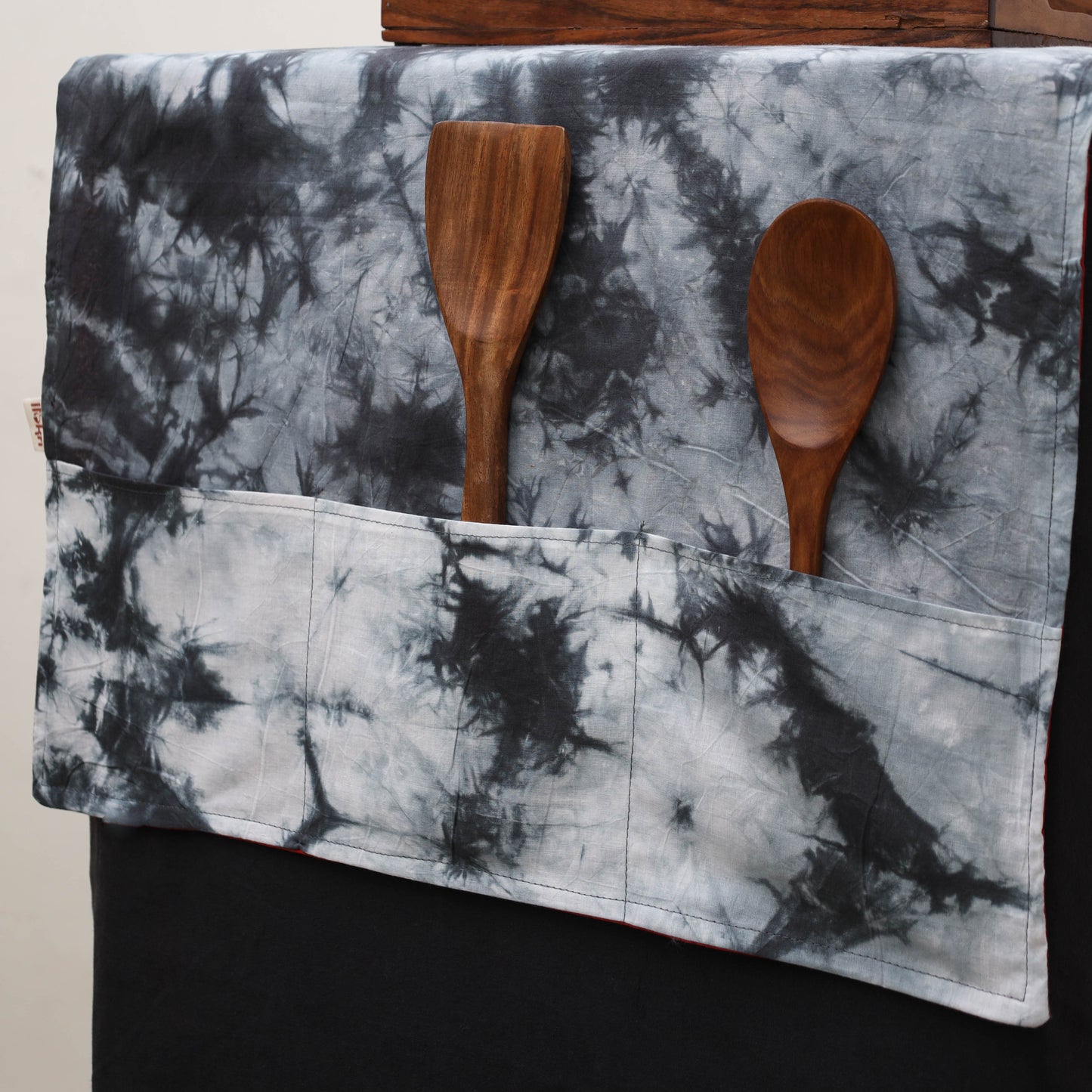 Handmade Fridge Top Cover with Multiple Pockets 05