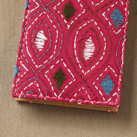 Bengal Kantha Work Handcrafted Notepad (4 x 3 in) 02