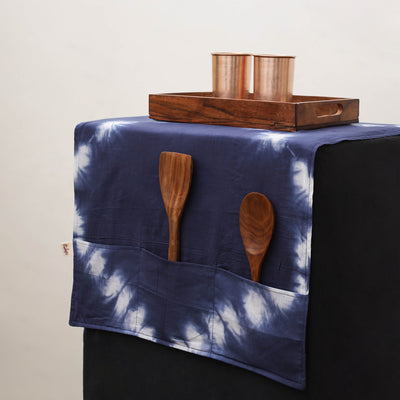 Handmade Fridge Top Cover with Multiple Pockets 07