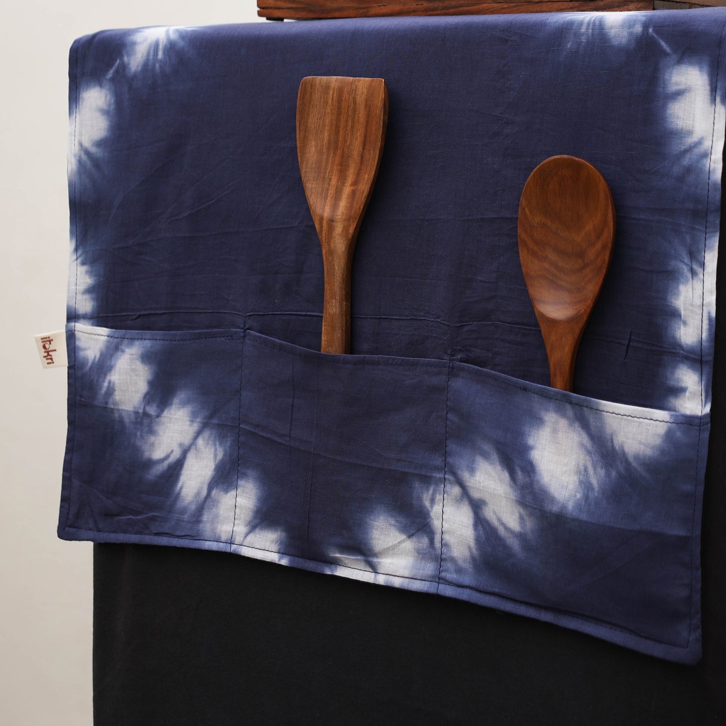 Handmade Fridge Top Cover with Multiple Pockets 07