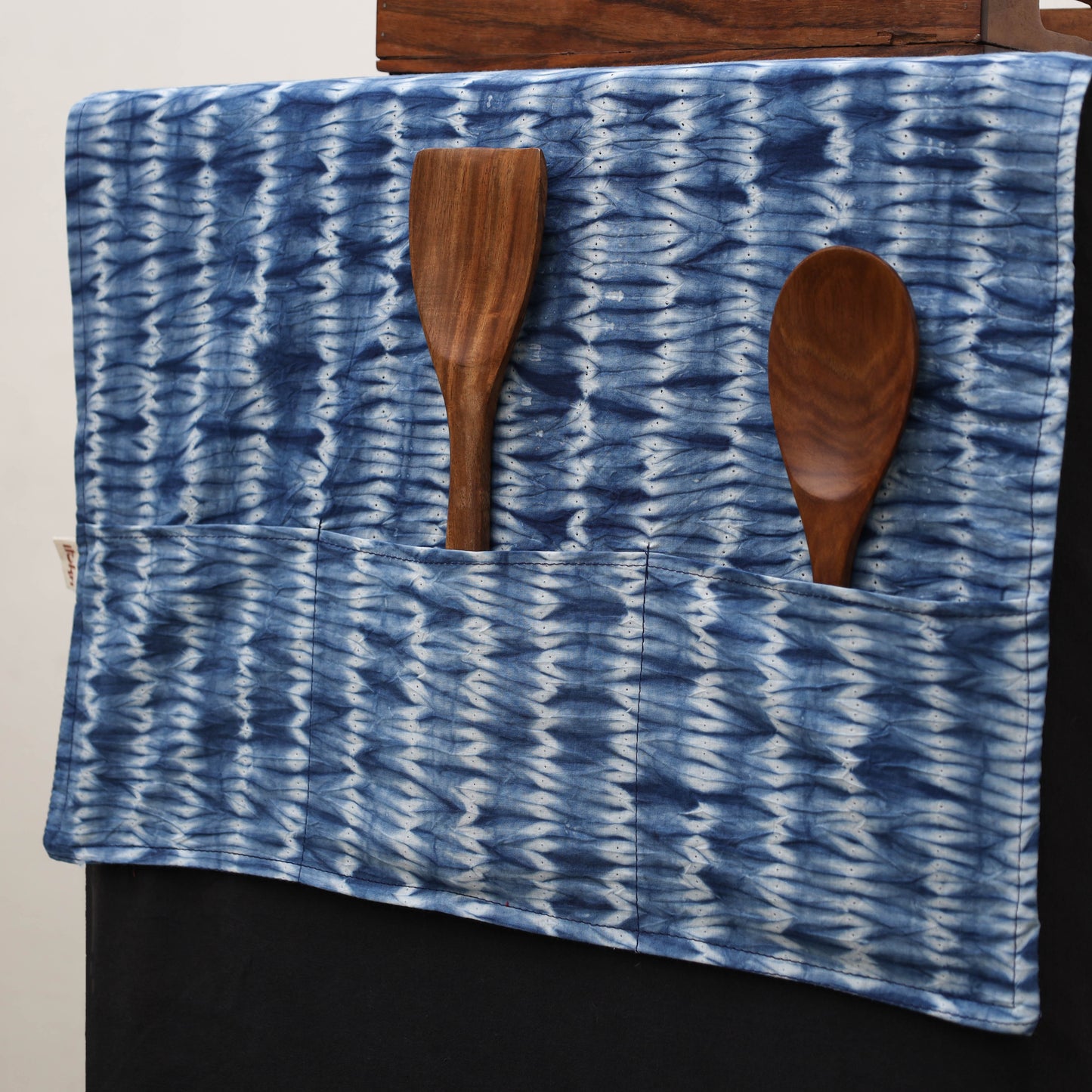 Handmade Fridge Top Cover with Multiple Pockets 08
