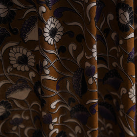 Brown - Kalamkari Printed Cotton Fabric 15