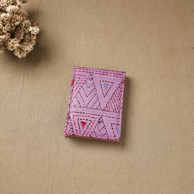 Bengal Kantha Work Handcrafted Notepad (4 x 3 in) 08