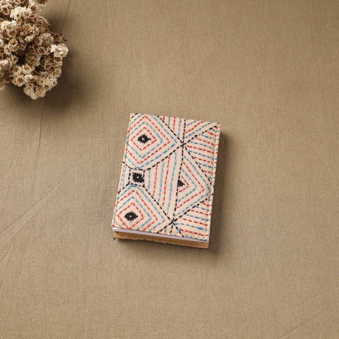 Bengal Kantha Work Handcrafted Notepad (4 x 3 in) 09