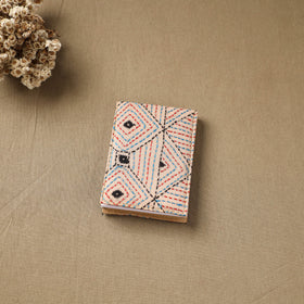 Bengal Kantha Work Handcrafted Notepad (4 x 3 in) 09