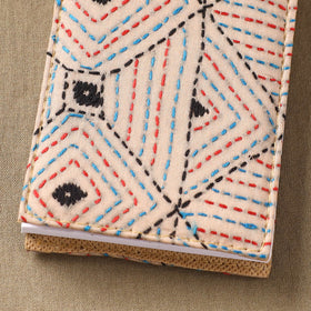Bengal Kantha Work Handcrafted Notepad (4 x 3 in) 09