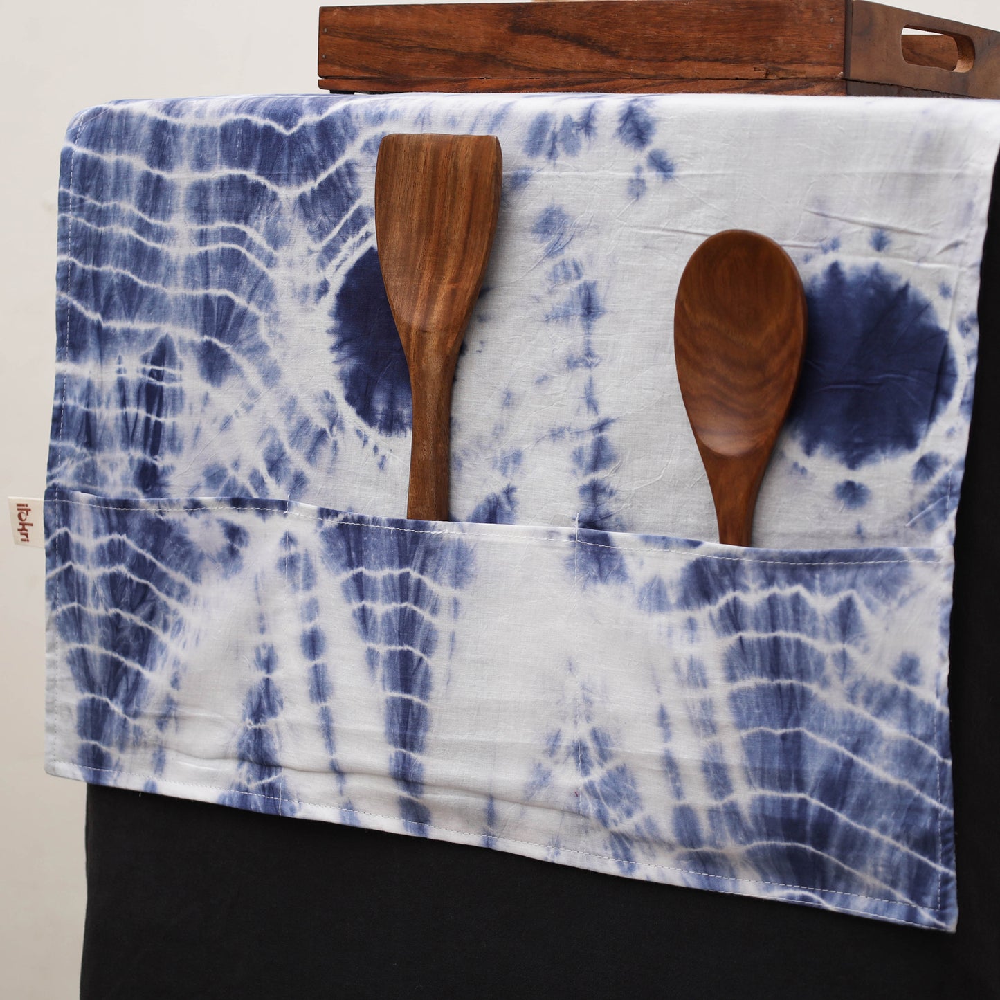 Handmade Fridge Top Cover with Multiple Pockets 12